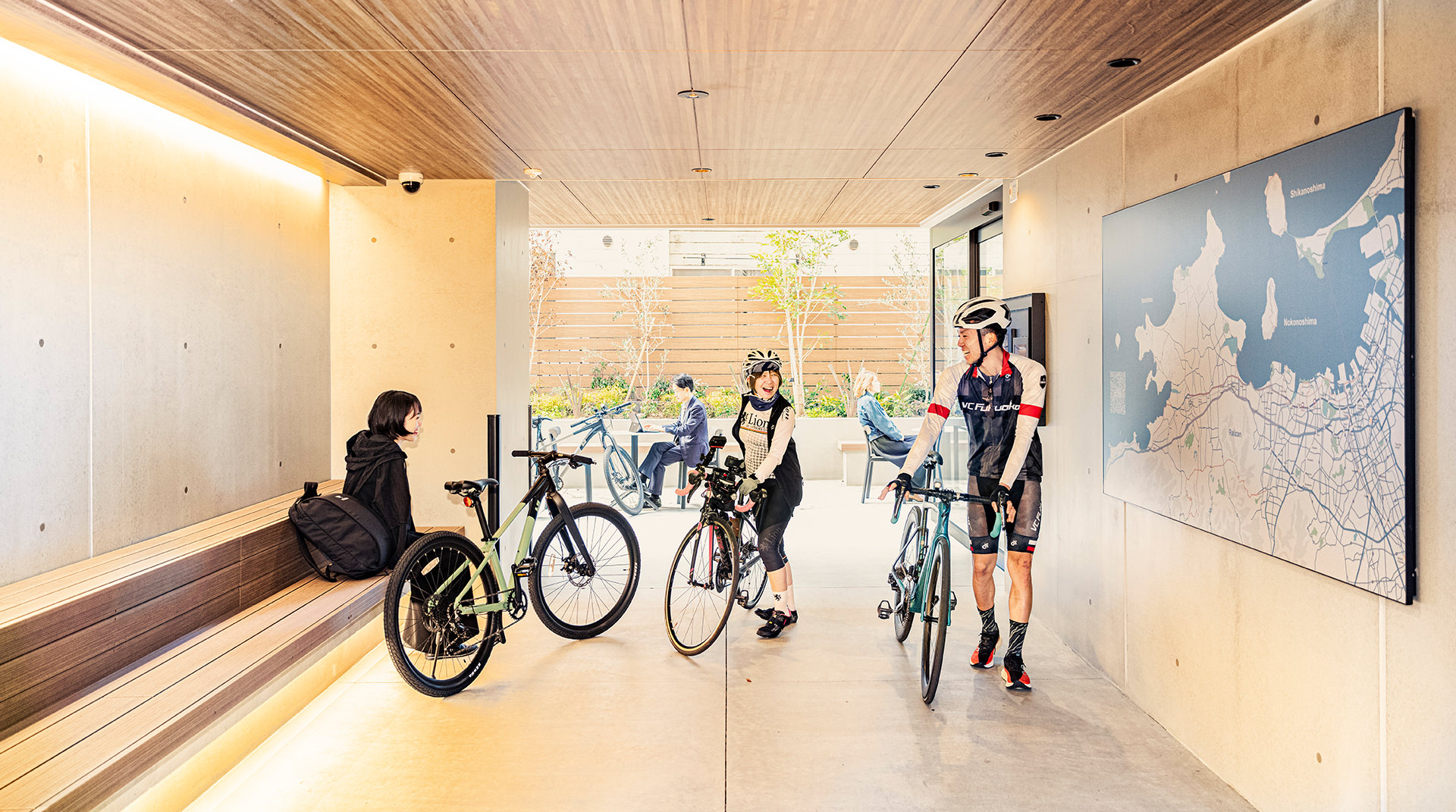 景色を広げて街を楽しむ自転車を、暮らしの真ん中に。