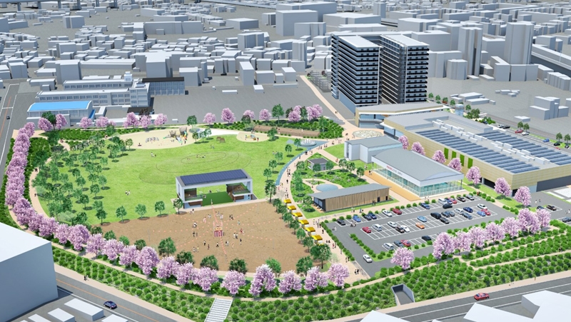 “Mizugaike Park Improvement Project” with Sakai City, Osaka